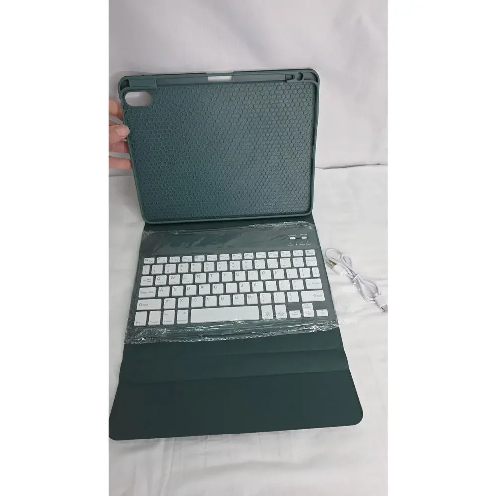 Green Folio Case & Detachable Keyboard for iPad Air 11
